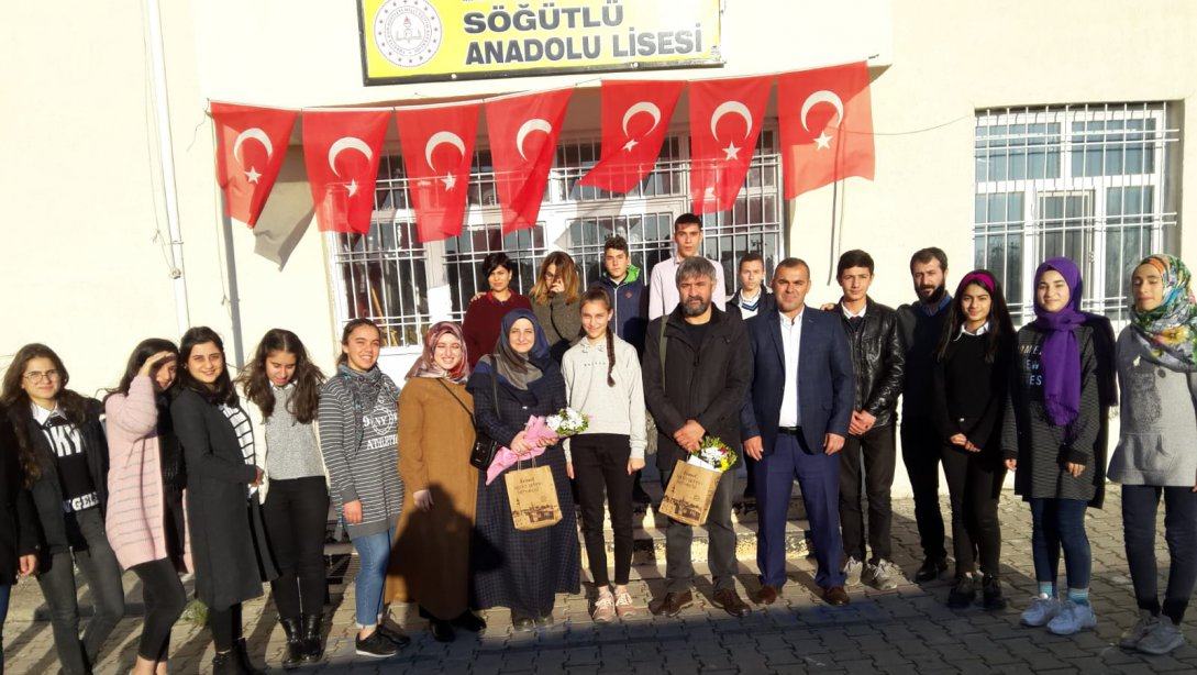 Yazarlar Söğütlü Anadolu Lisesi Öğrencileriyle Buluştu.