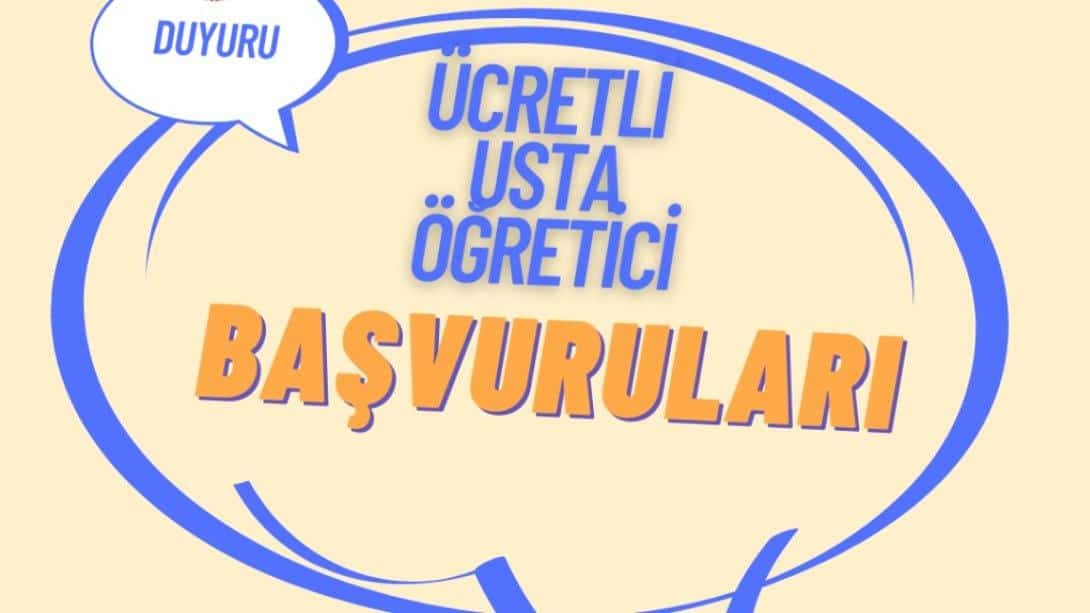 MİDYAT HALK EĞİTİMİ MERKEZİ 2024-2025 ÜCRETLİ USTA ÖĞRETİCİ BAŞVURULARI İLANI