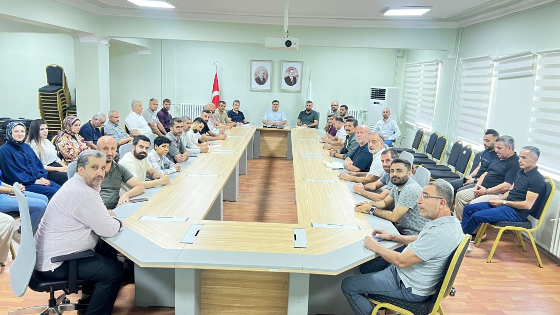 Müdürlüğümüz Personeli İle Toplantı Gerçekleştirdik.